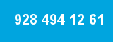 928 494 12 61 928 494 12 61